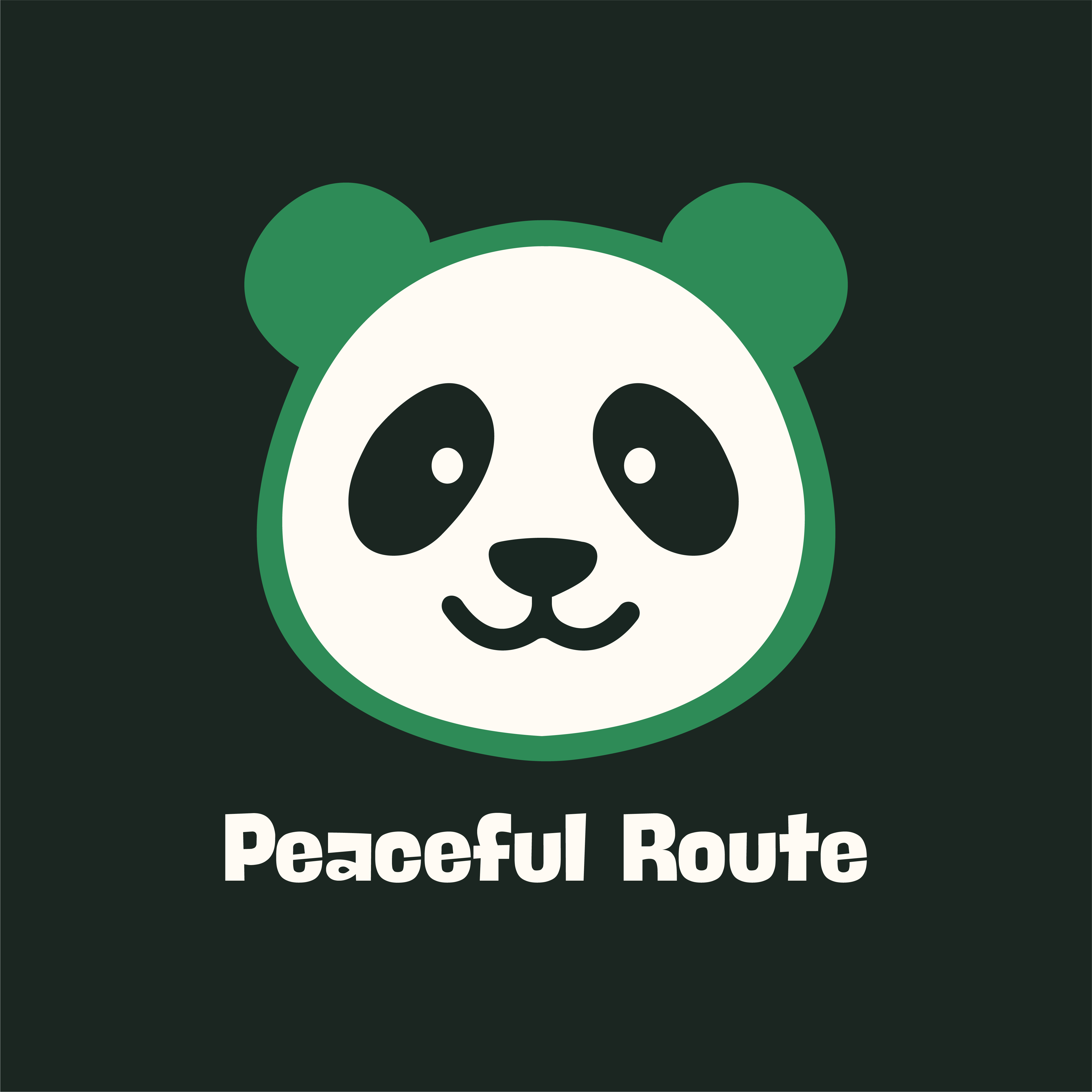 Peaceful Route Whimsical Forest Scene